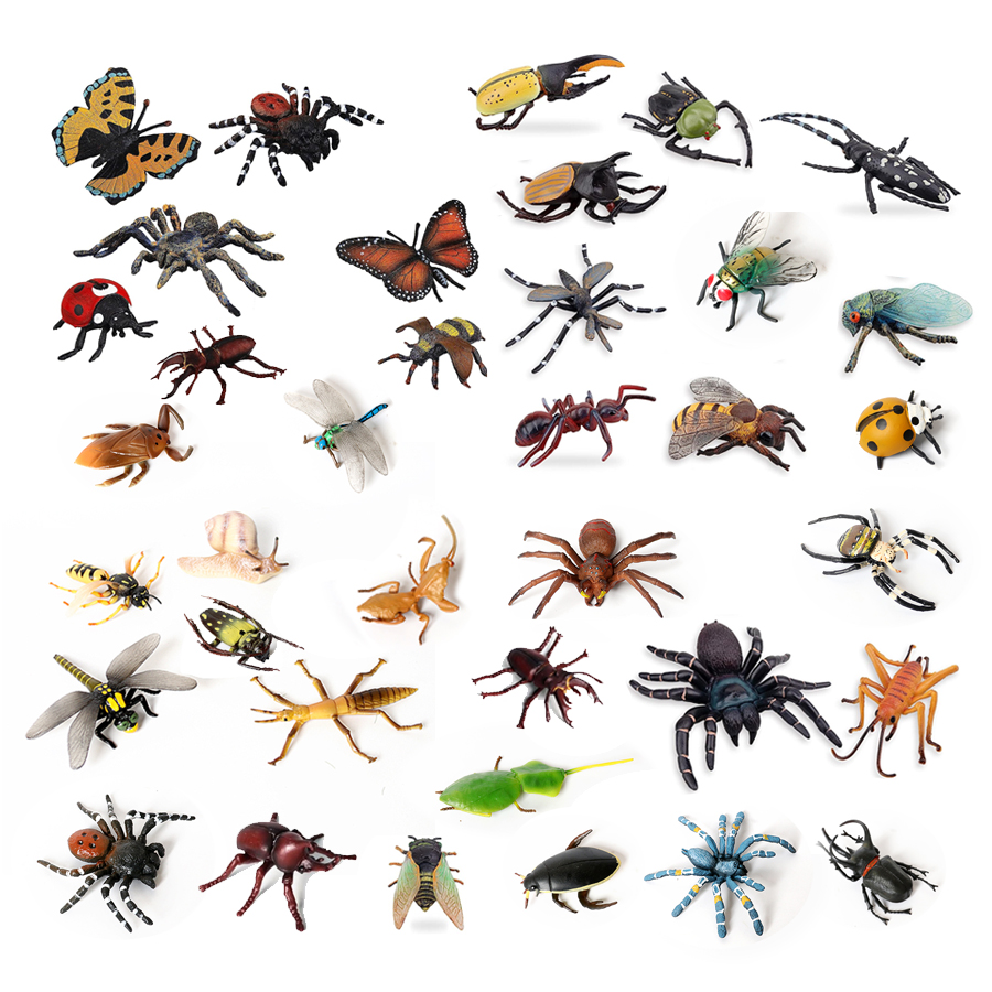 Home Decor Humacao - Patung-patung Bug Plastik Realistis dengan Cicada
