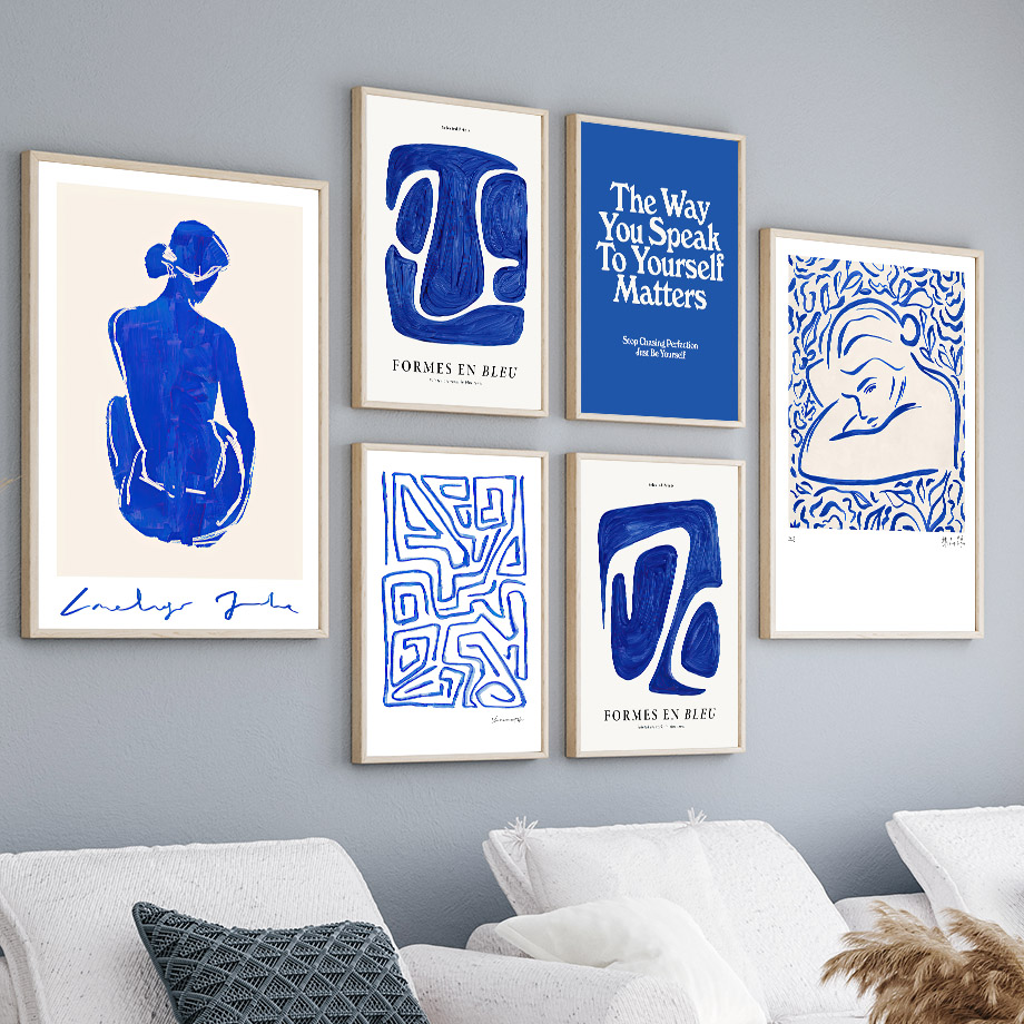 Home Decor Minimal - Gambar Kanvas Cetak Mural Seni Dinding