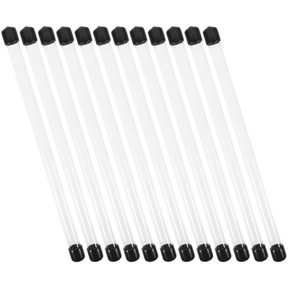 Incense Stick Holder - 12 Buah Tabung Sampel Plastik, Tabung
