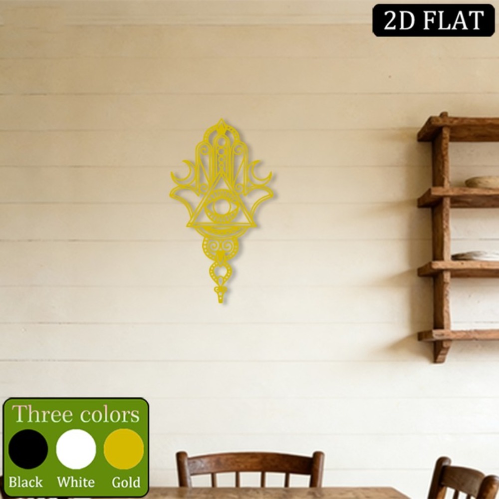 Home Decoration - CIFBUY Hiasan Dinding Logam Hamsa Pelindung