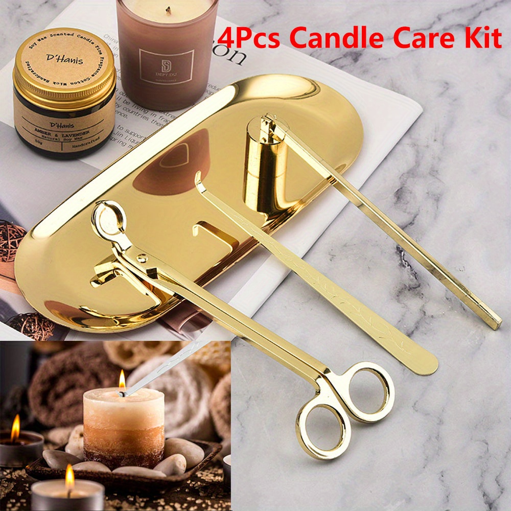 Home Decor Manufacturers - 4 Buah/Set Kit Perawatan Lilin Mewah