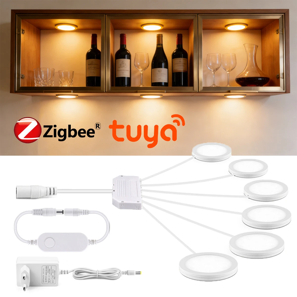 Home Decor Free App - Lampu LED Kontrol Suara Zigbee Tuya