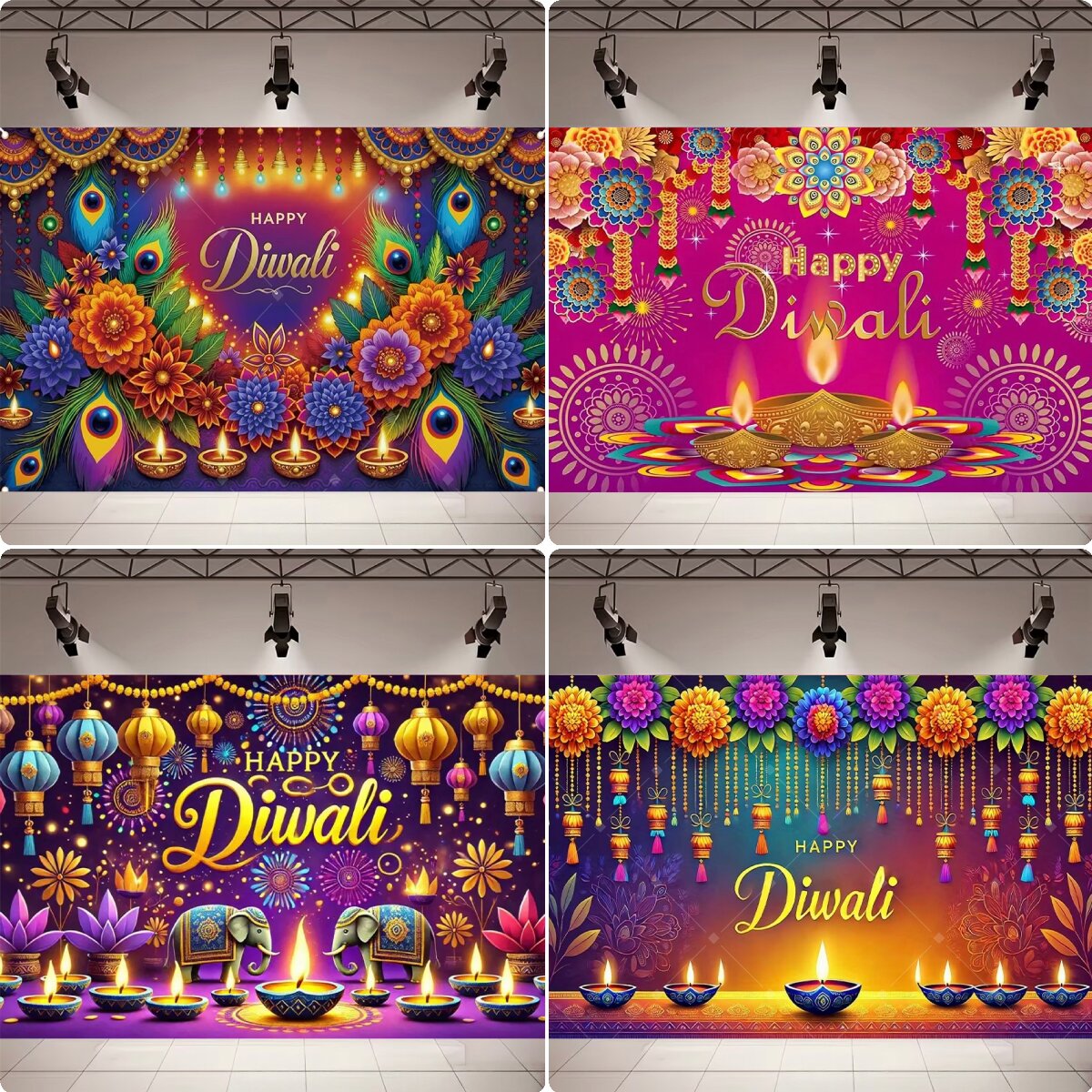 Home Decor Event - Dekorasi Pesta Diwali, Latar Belakang Fotografi,