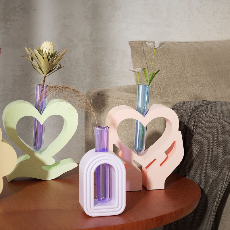 Home Decor Youtube - cetakan silikon vas hidroponik berbentuk hati