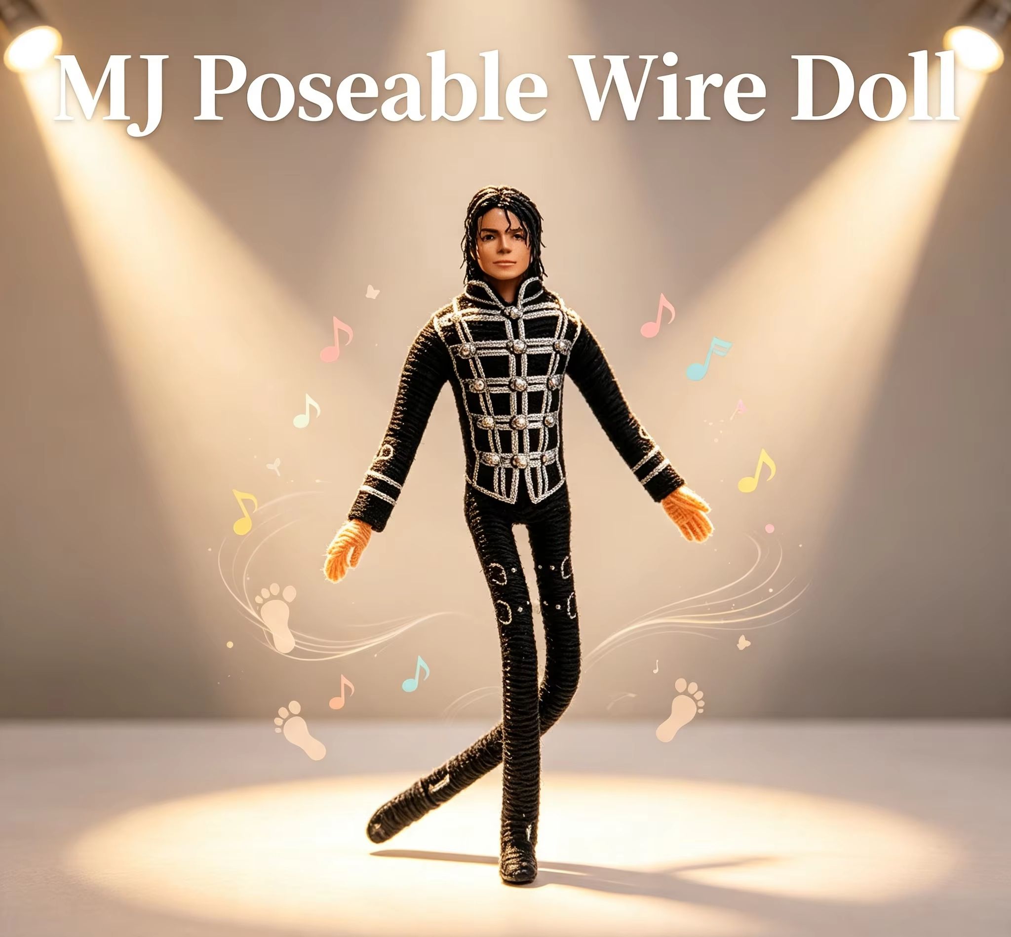 Home Decor Manufacturers - Boneka Plush Michael Jackson dengan Sendi