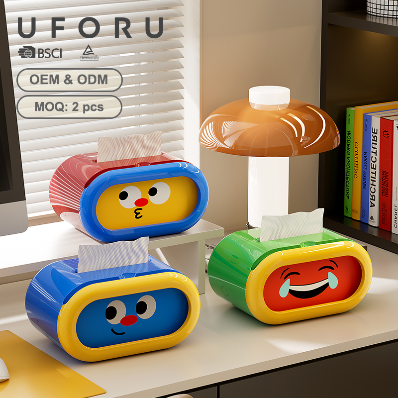 Home Decor Emoji - Uforu Kotak Penyimpanan Tisu Kapasitas Besar