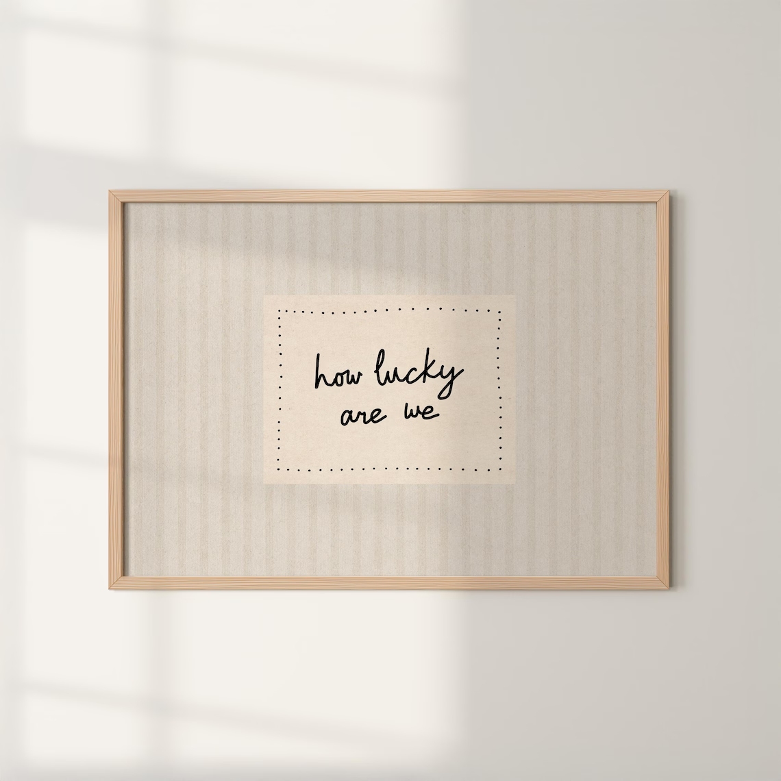 Home Decor Minimal - Modern, Minimalis Bagaimana Beruntungnya Kita, Kutipan