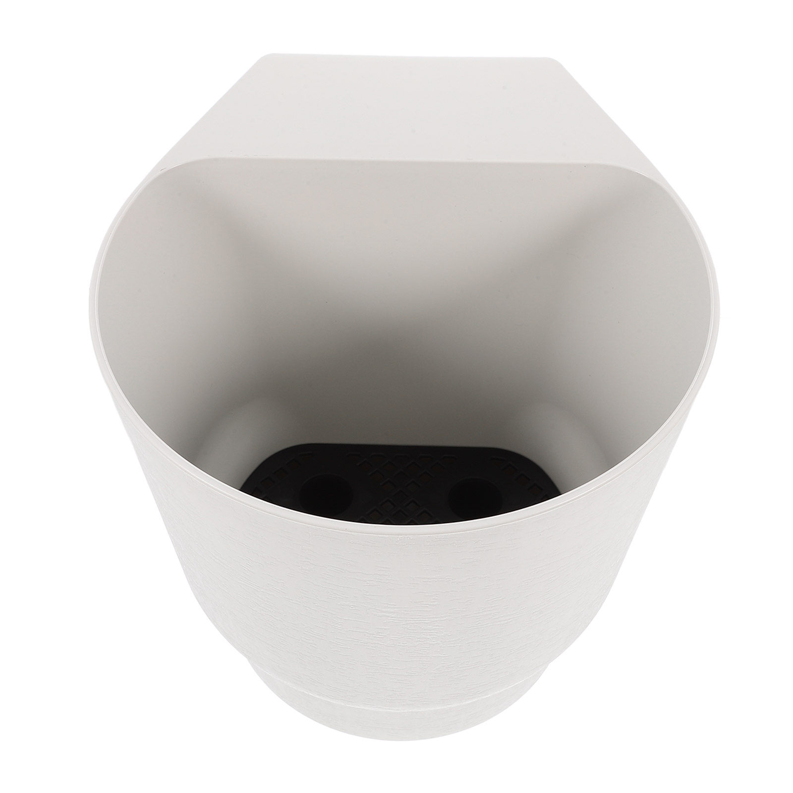 Succulent Planter Pot - Pot Plastik Violet Dekoratif dengan Sistem