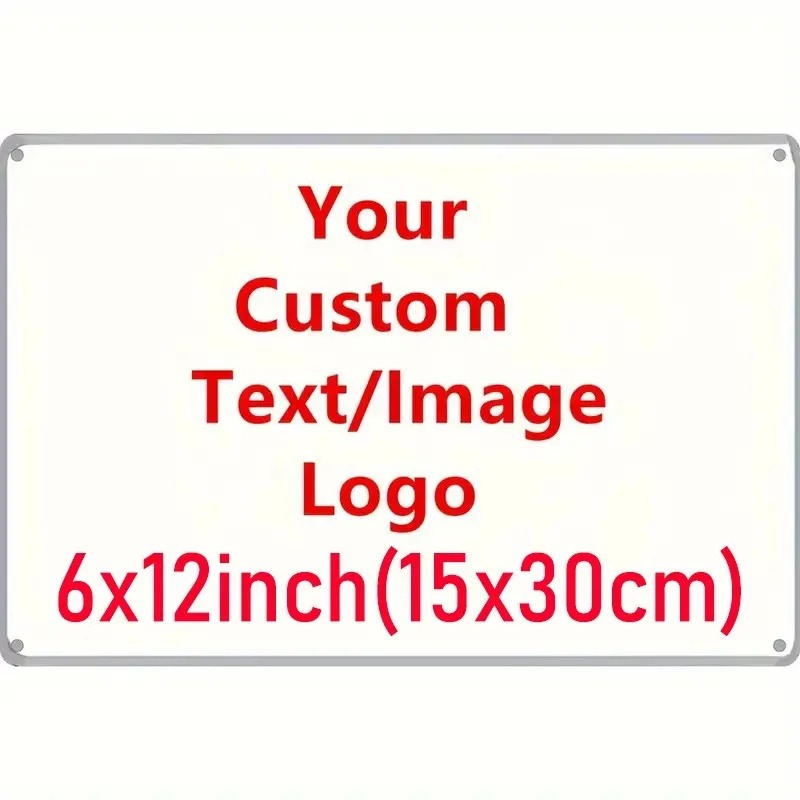 Home Decor Logo - [2D Datar] 6×12 Inci 15×30cm Papan