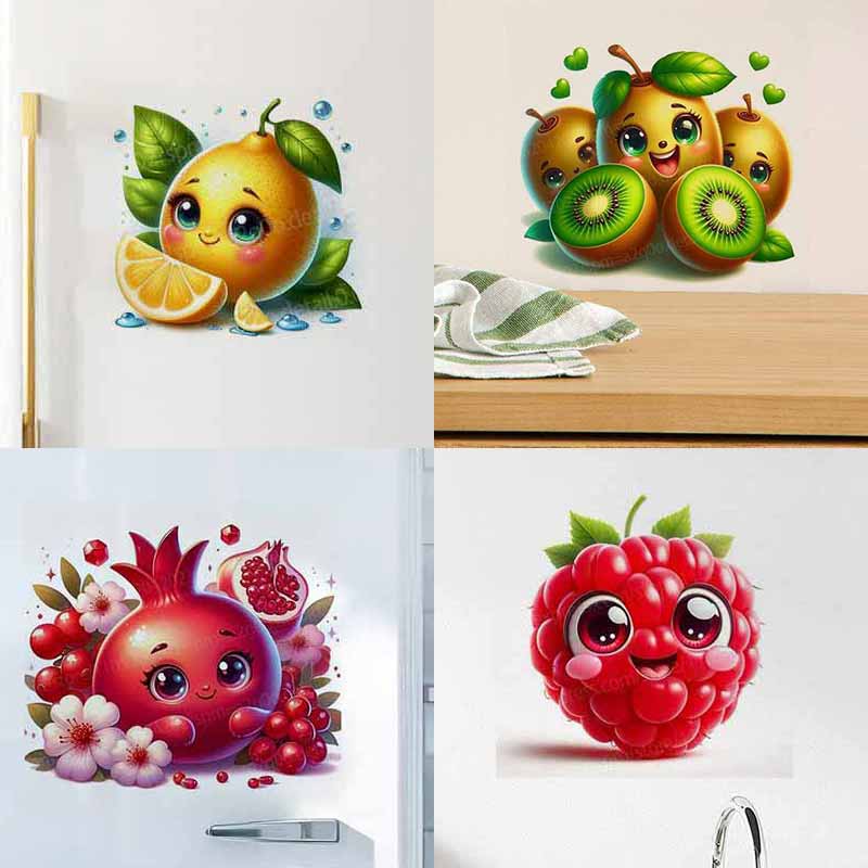 Home Decor Emoji - Stiker Dinding Emoji Buah Lucu Dekorasi