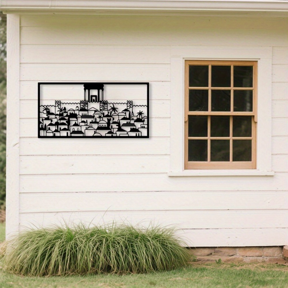 Home Decoration - CIFBUY Seni Dinding Logam Patung Mural