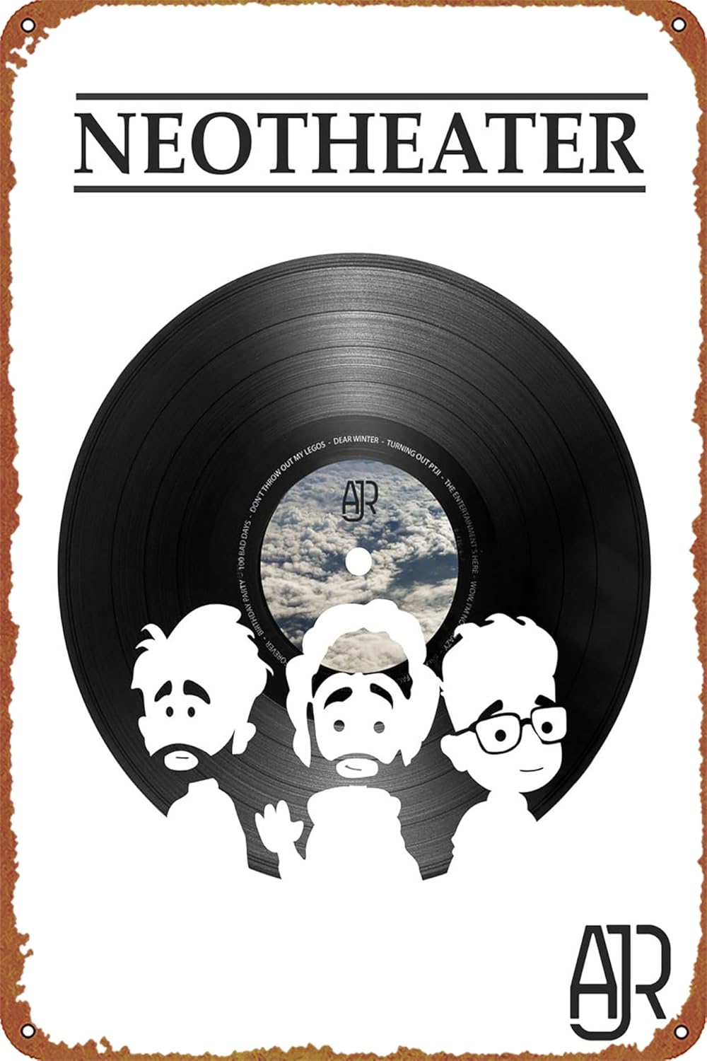 Home Decor Logo - 1p, Poster Album AJR New Theatre