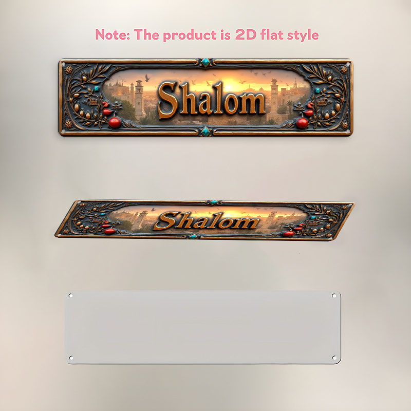 CIFBUY Vintage Shalom Hebrew A - Home Decoration ulasan dan harga