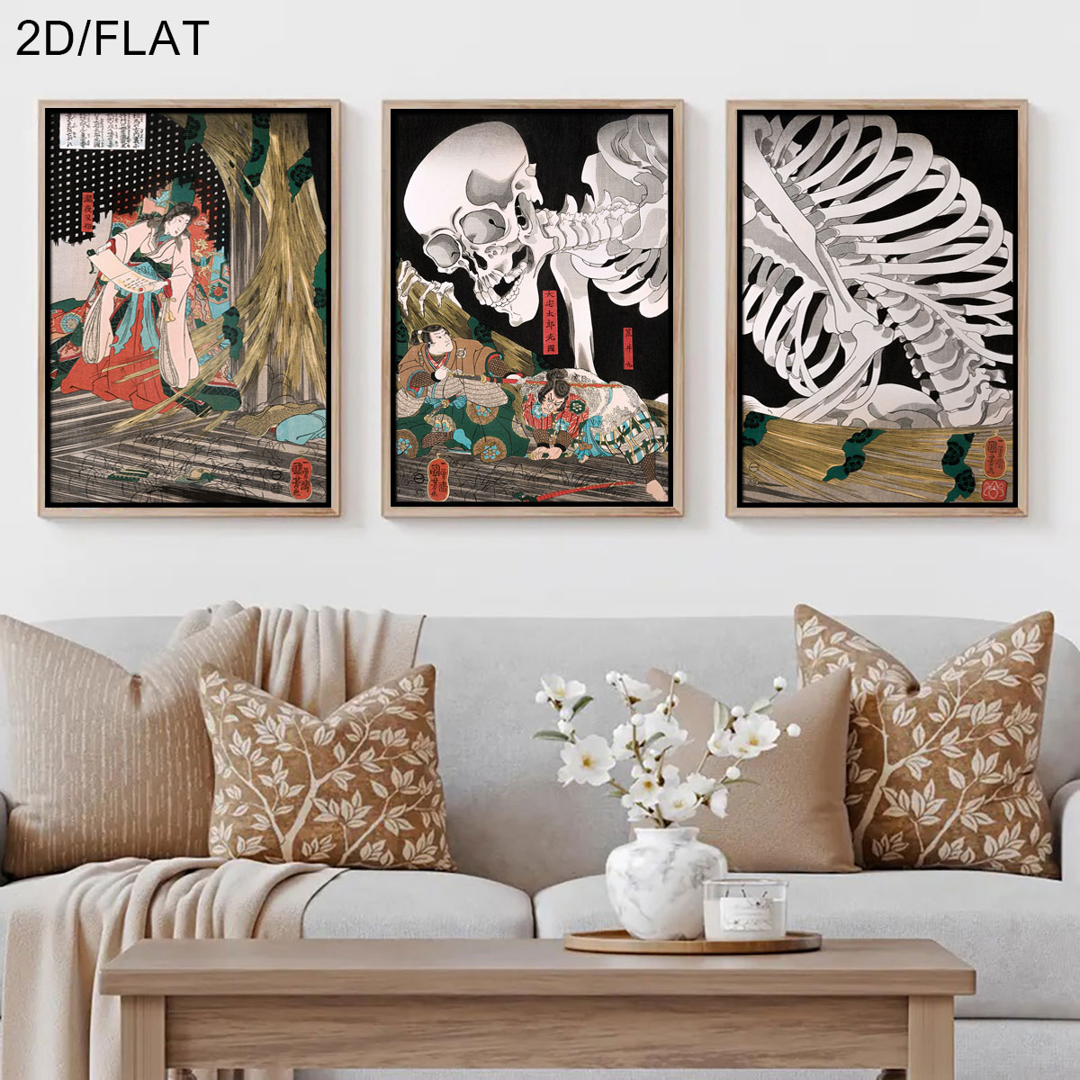3 Buah Seni Dinding Kanvas Tak - Home Decor Youtube ulasan dan harga