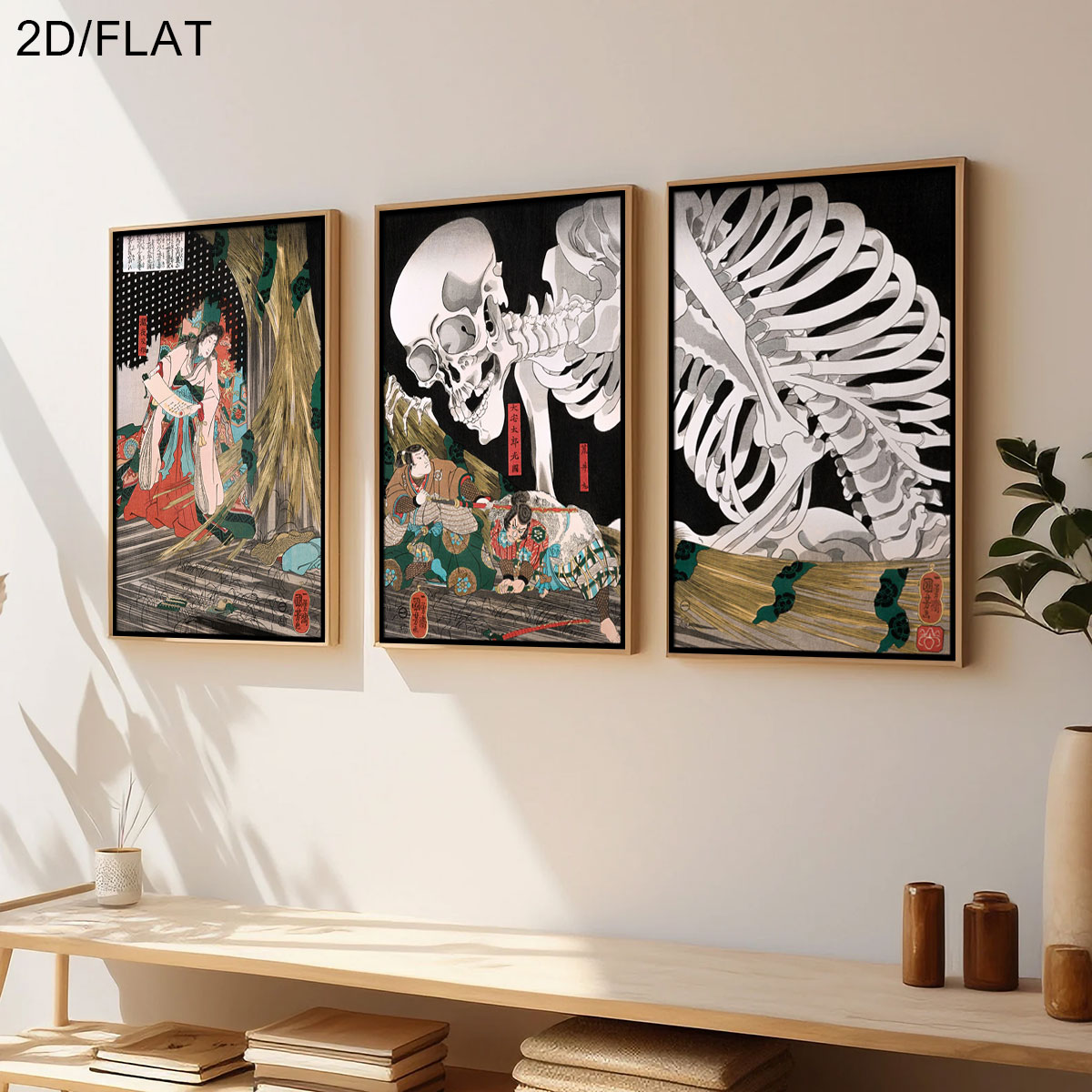 3 Buah Seni Dinding Kanvas Tak - Home Decor Youtube ulasan dan harga