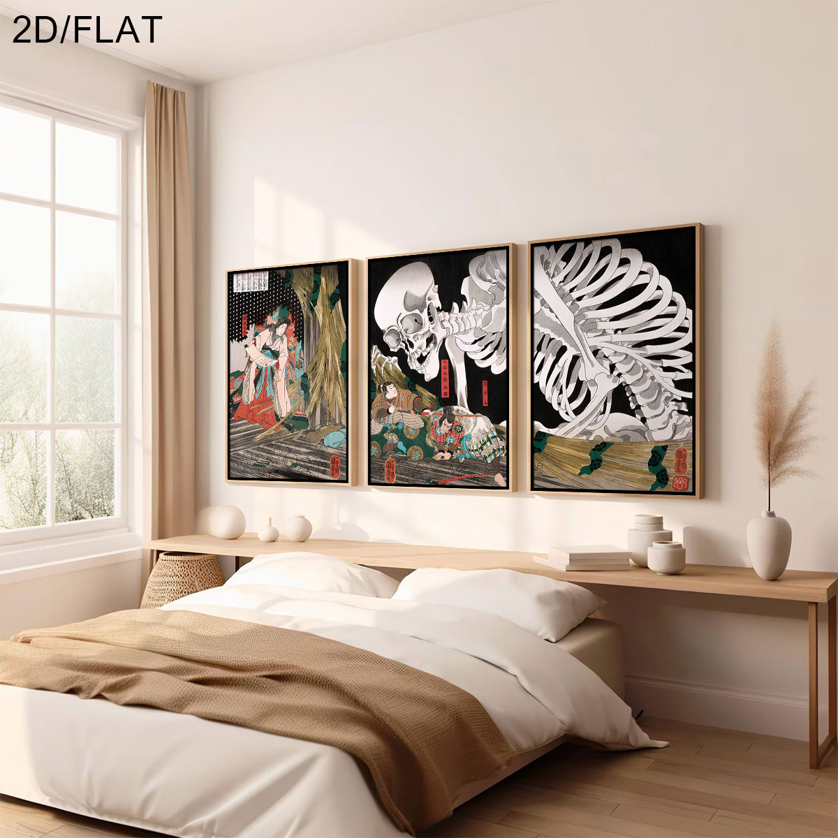 3 Buah Seni Dinding Kanvas Tak - Home Decor Youtube ulasan dan harga