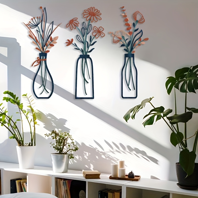 3 Patung Seni Dinding Bunga Be - Home Decor Event ulasan dan harga