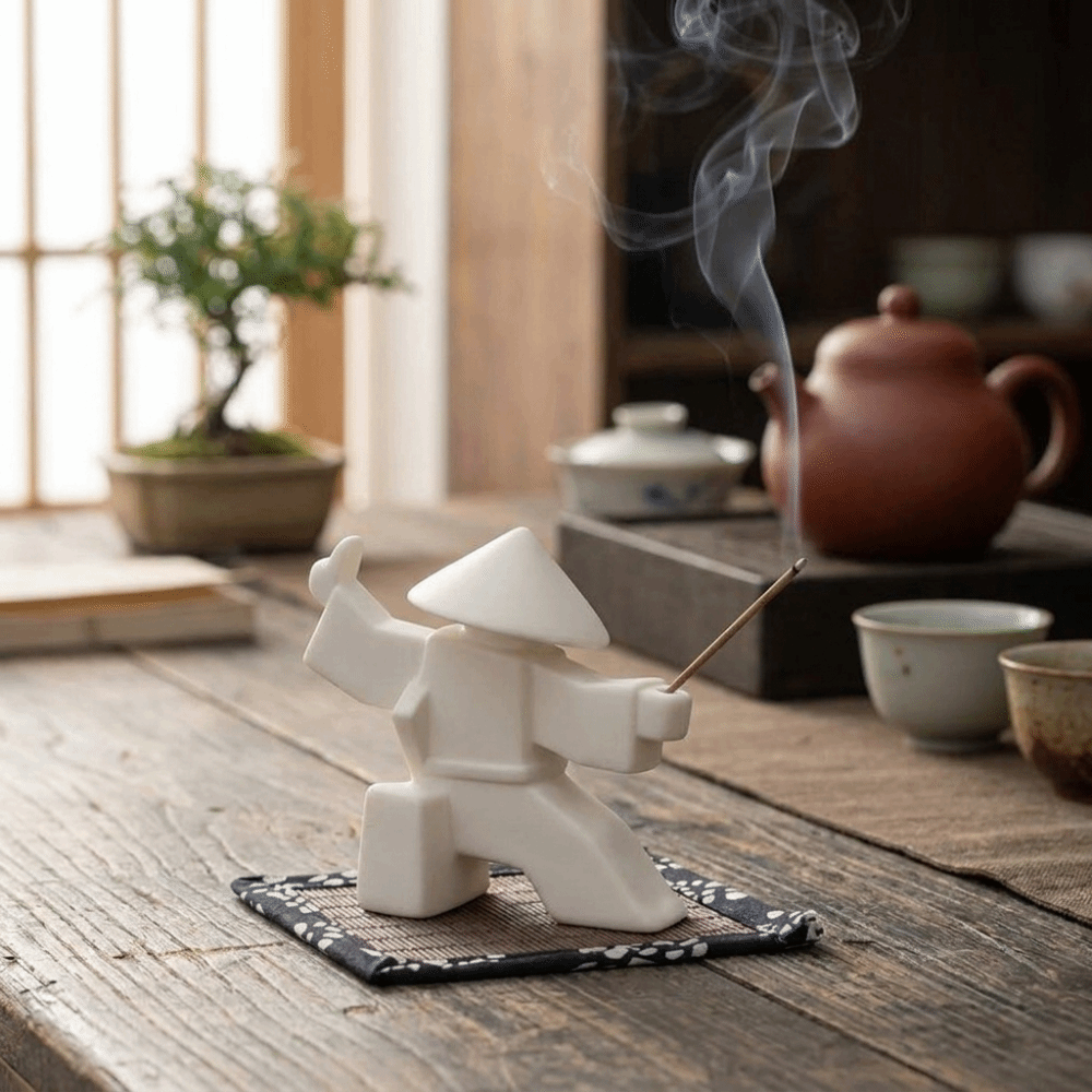 2 Buah Tempat Dupa Samurai Cet - Incense Stick Holder ulasan dan harga