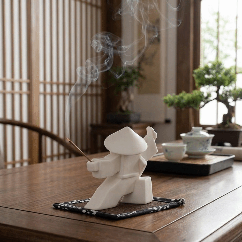2 Buah Tempat Dupa Samurai Cet - Incense Stick Holder ulasan dan harga