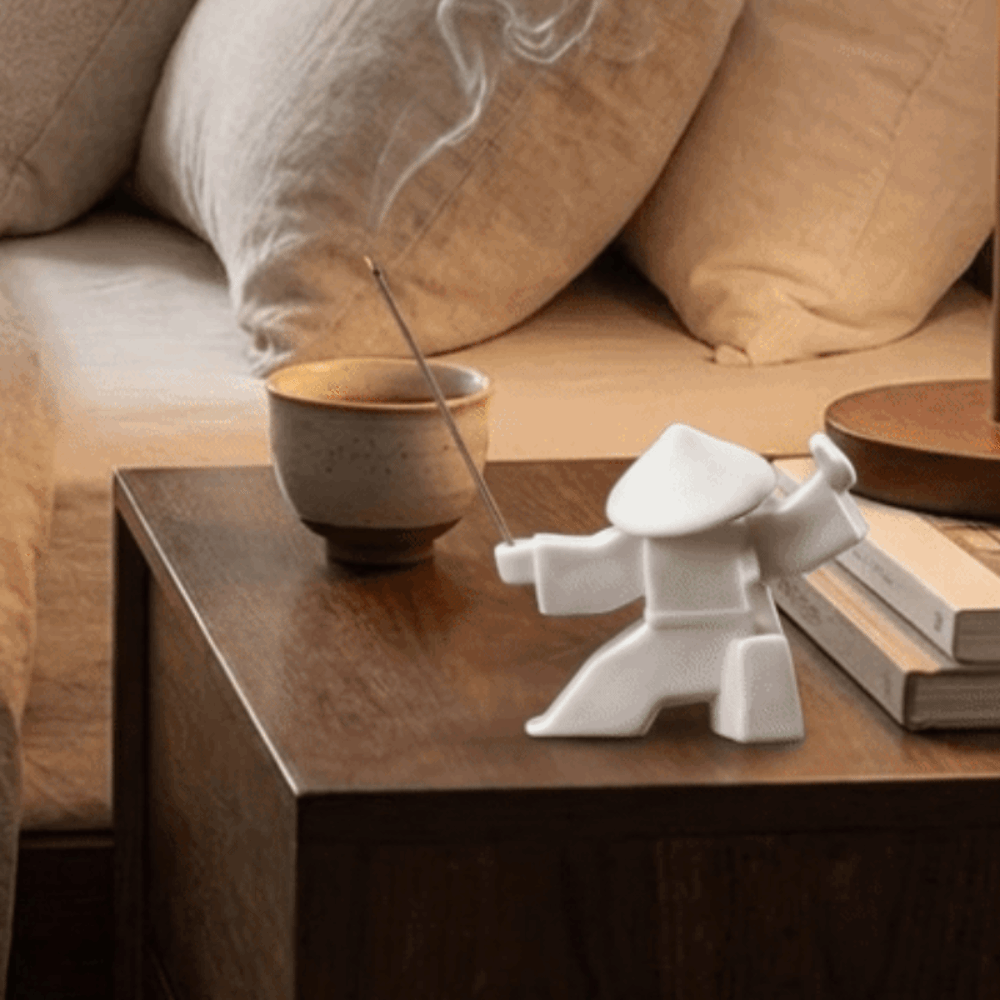 2 Buah Tempat Dupa Samurai Cet - Incense Stick Holder ulasan dan harga