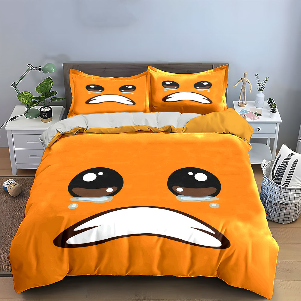 Set Sprei 3PCS Emoji Wajah Ora - Home Decor Emoji ulasan dan harga