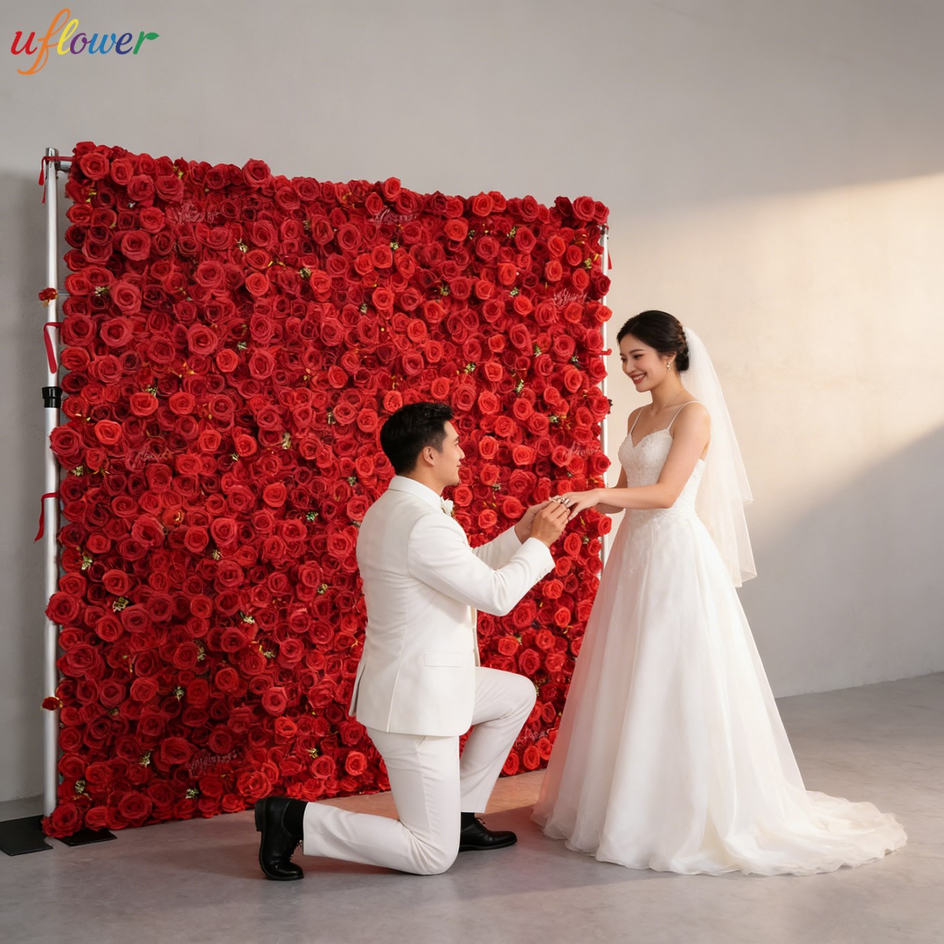Dinding Bunga Mawar Merah Buat - Home Decor Event ulasan dan harga