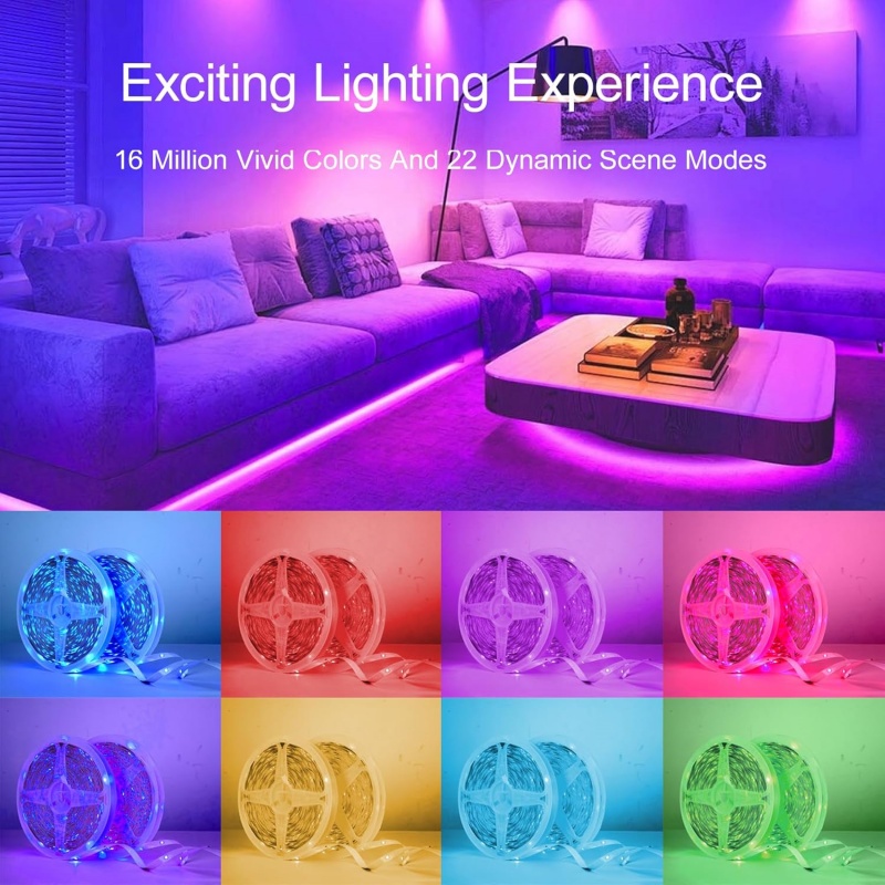 Lampu Strip LED RGB 1-20M 5V U - Home Decor Free App ulasan dan harga