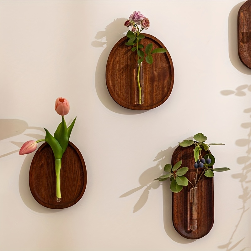 Vas Tabung Reaksi Kayu Solid u - Home Decor Youtube ulasan dan harga