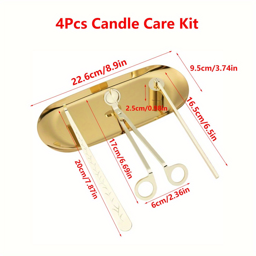 4 Buah/Set Kit Perawatan Lilin - Home Decor Manufacturers ulasan dan harga