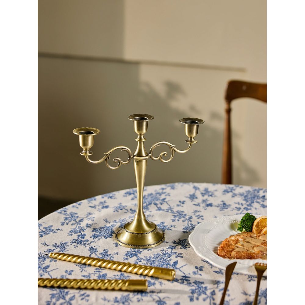 1 buah Tempat Lilin Logam Padu - Home Decor Event ulasan dan harga