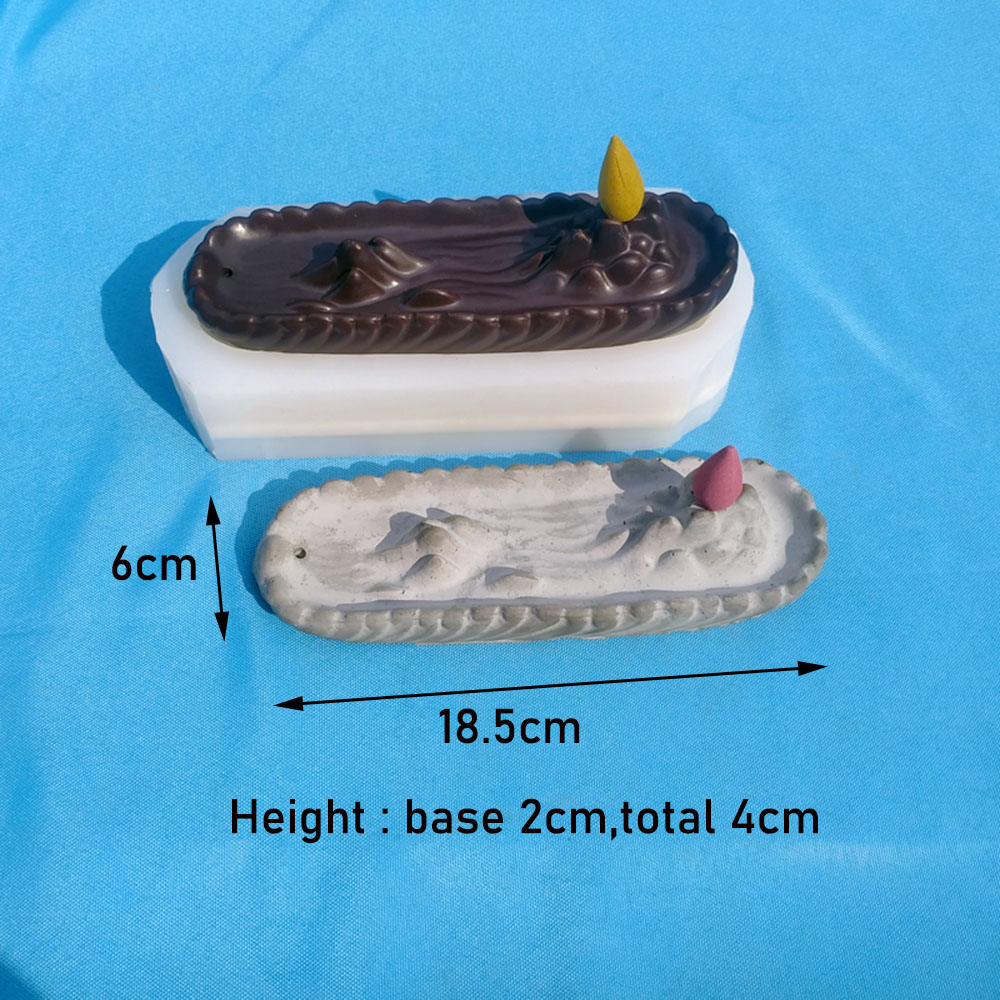 Tempat dupa beton besar cetaka - Incense Stick Holder ulasan dan harga