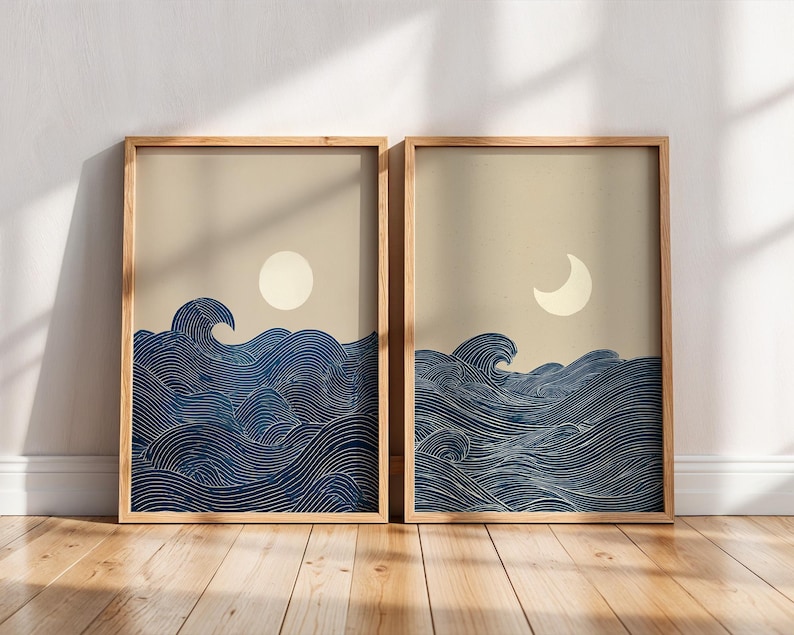 2 Buah Cetakan Seni Dinding Ka - Home Decor Youtube ulasan dan harga