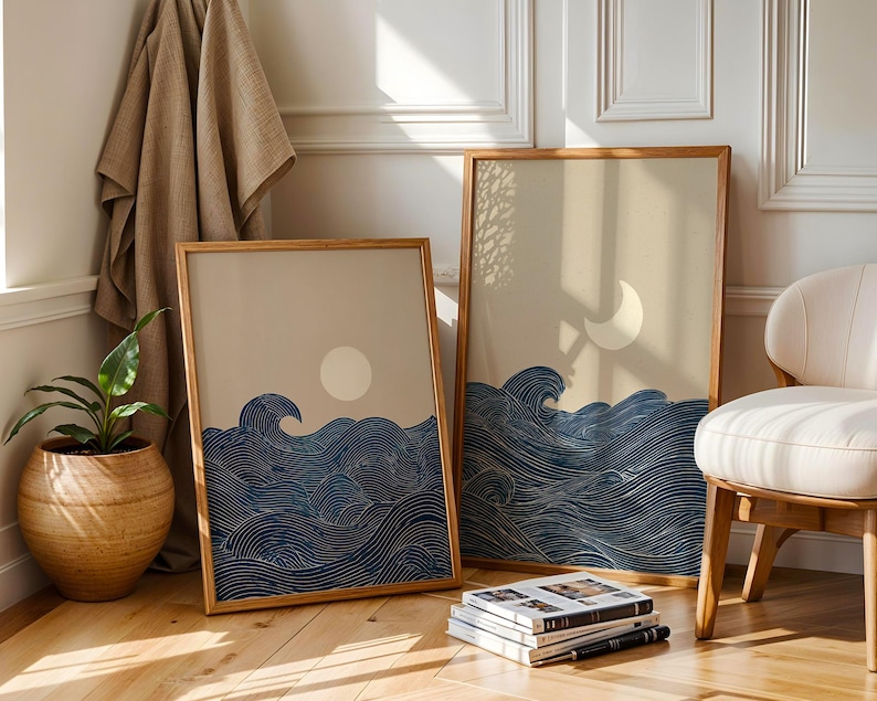 2 Buah Cetakan Seni Dinding Ka - Home Decor Youtube ulasan dan harga