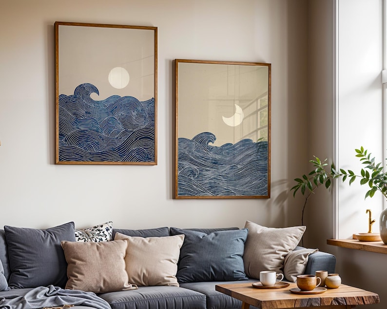 2 Buah Cetakan Seni Dinding Ka - Home Decor Youtube ulasan dan harga