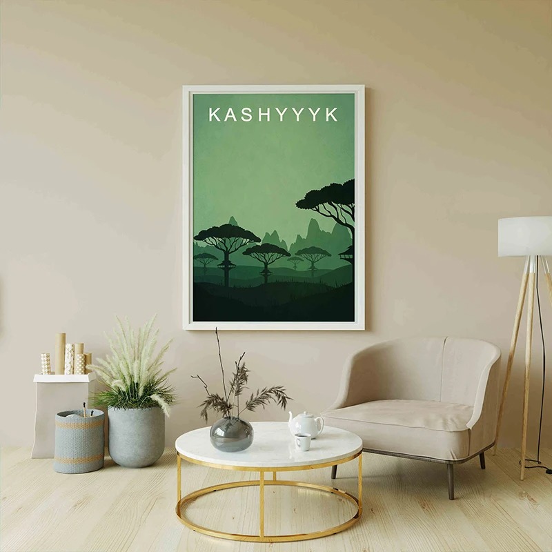 Lukisan Kanvas Lanskap Abstrak - Home Decor Minimal ulasan dan harga