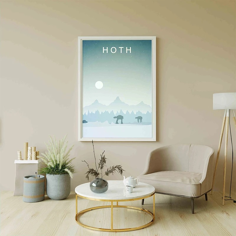 Lukisan Kanvas Lanskap Abstrak - Home Decor Minimal ulasan dan harga