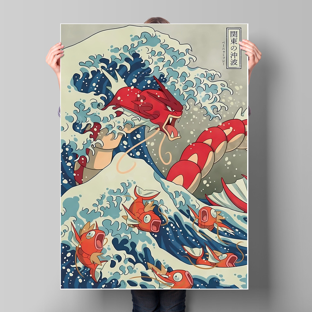 Poster Kanvas Karakter Klasik  - Home Decor Japanese ulasan dan harga