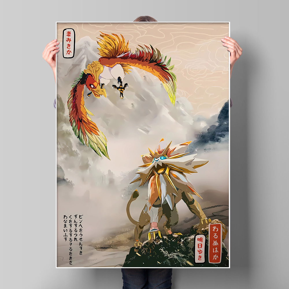 Poster Kanvas Karakter Klasik  - Home Decor Japanese ulasan dan harga