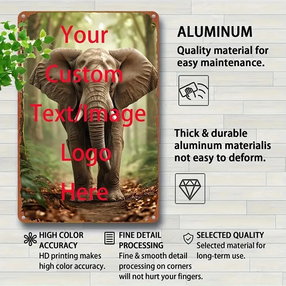Plakat Aluminium Cetak HD Kust - Home Decor Logo ulasan dan harga