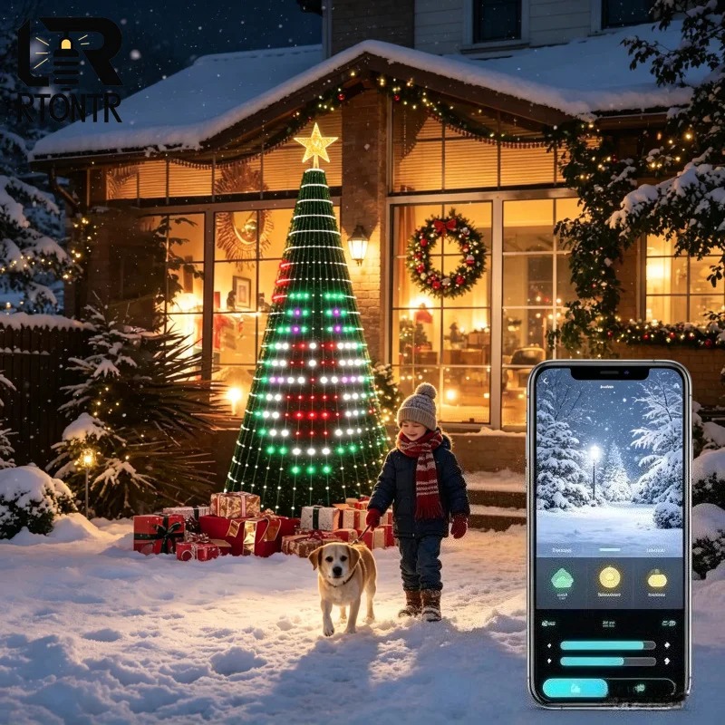 Lampu Pohon Bintang Natal RGB  - Home Decor Free App ulasan dan harga