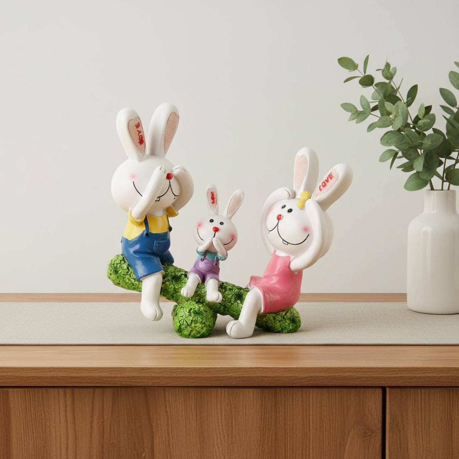 Patung Kelinci Resin Desain Er - Home Decor Design Ideas ulasan dan harga