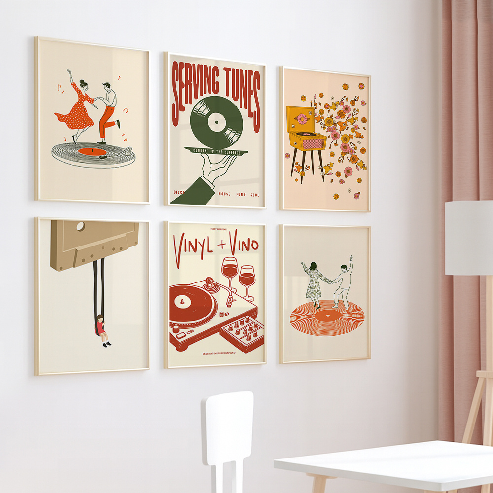 1 Buah Poster Kanvas Musik Ant - Home Decor Youtube ulasan dan harga