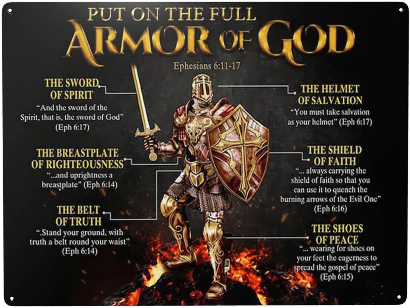 1p,WZVZGZ ARMOR OF GOD Logo Em - Home Decor Logo ulasan dan harga