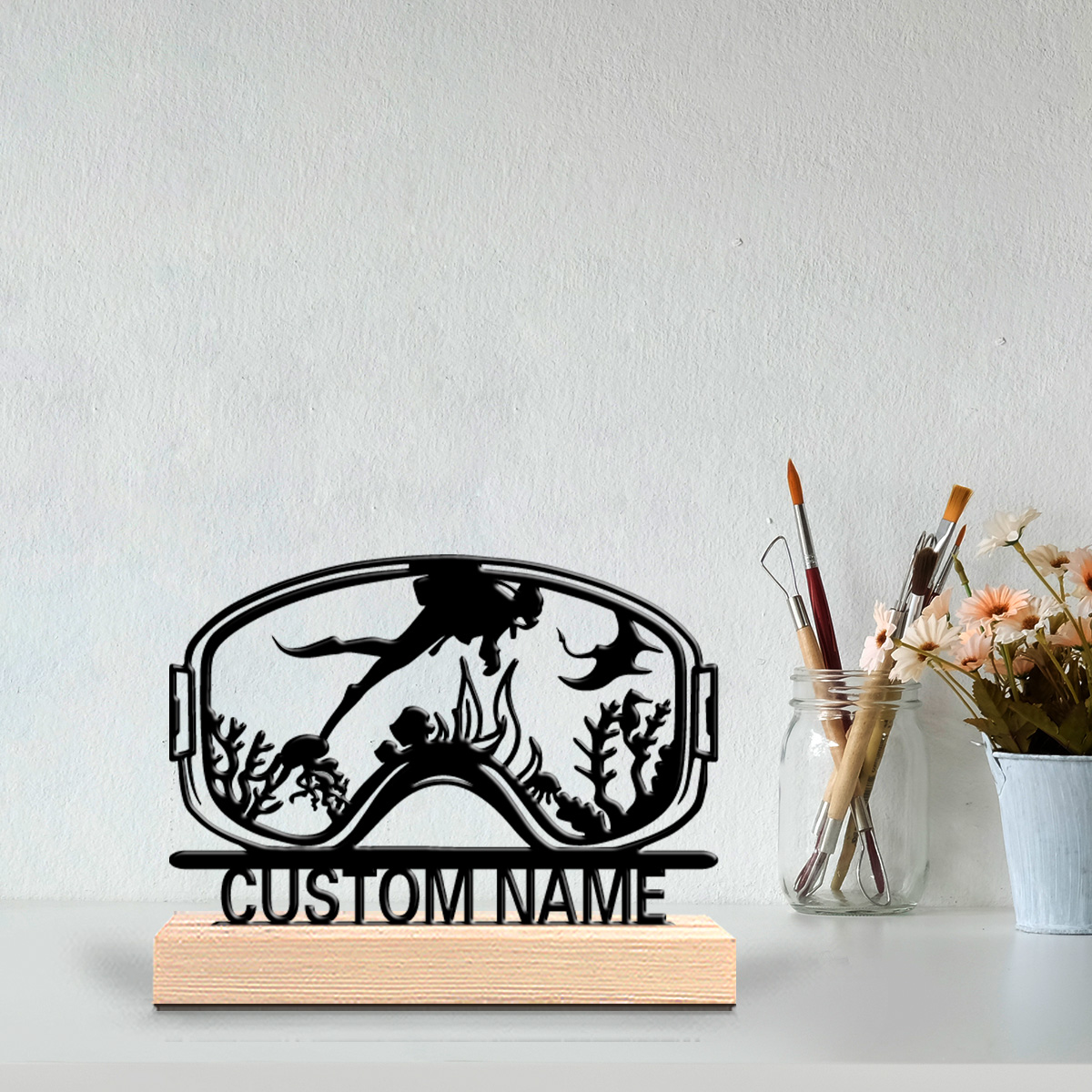 1pc Dekorasi Dinding Kayu Cust - Home Decor Kolkata ulasan dan harga