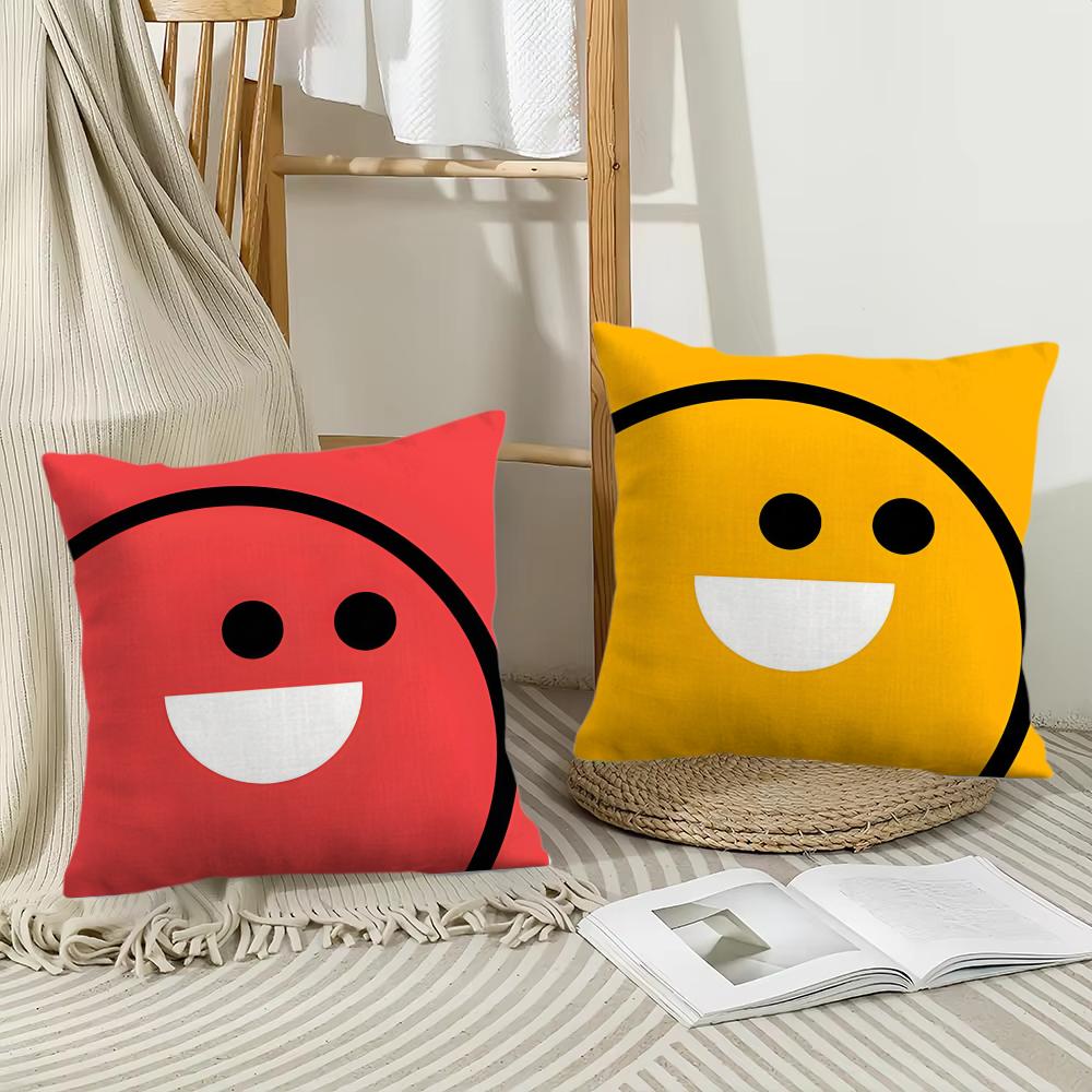 Sarung Bantal Emoji Tersenyum  - Home Decor Emoji ulasan dan harga