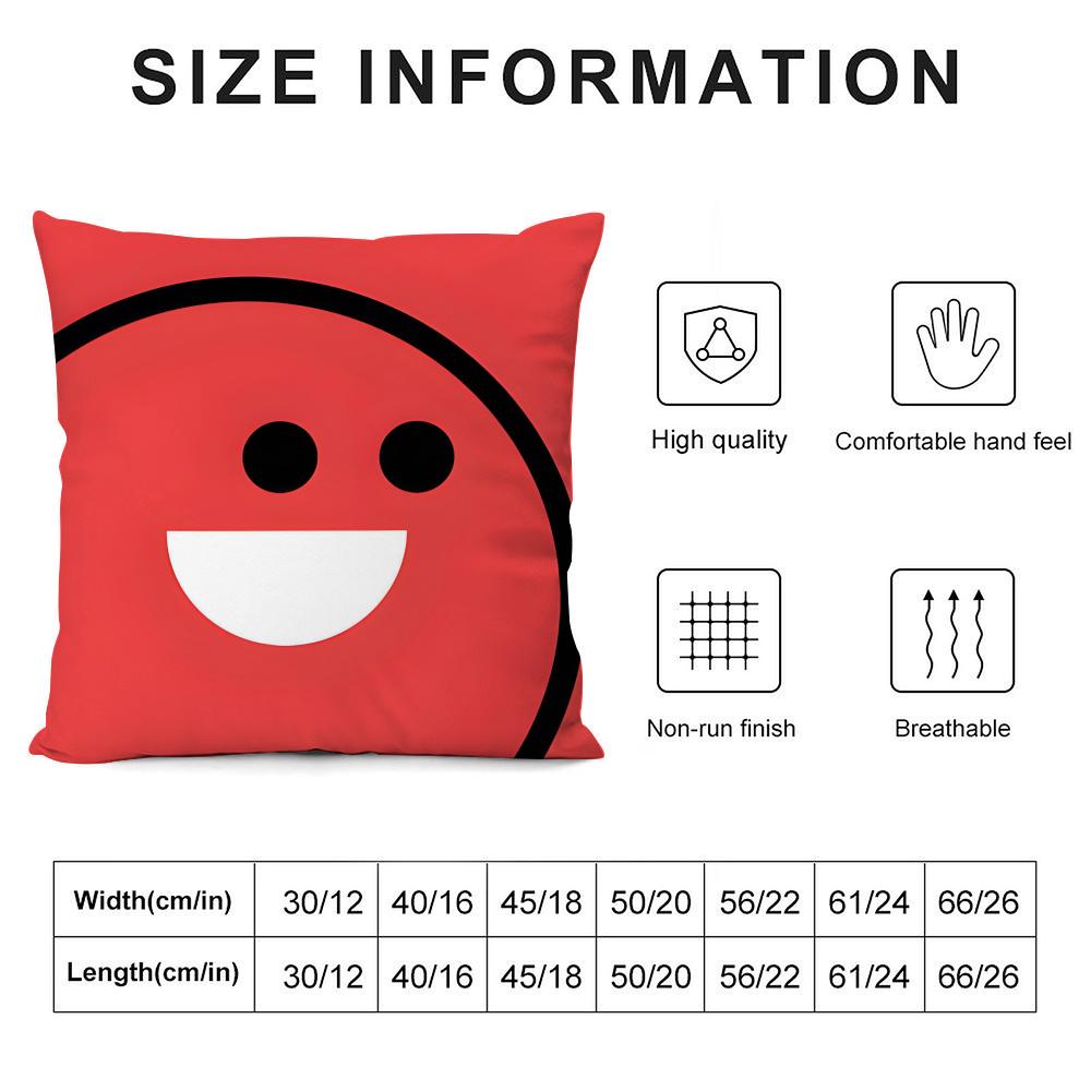 Sarung Bantal Emoji Tersenyum  - Home Decor Emoji ulasan dan harga