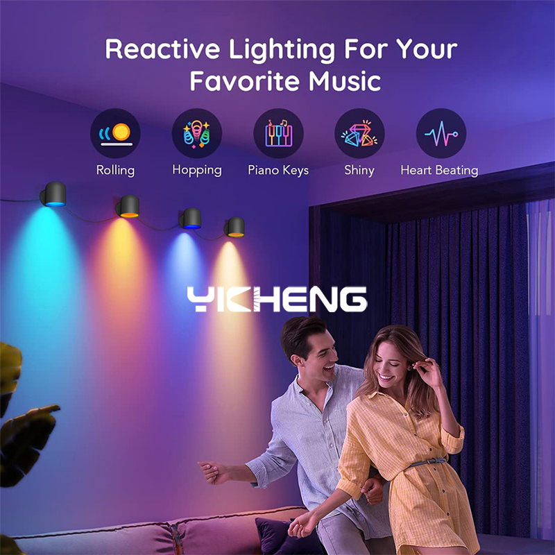 RGBIC lampu dinding pintar apl - Home Decor Free App ulasan dan harga