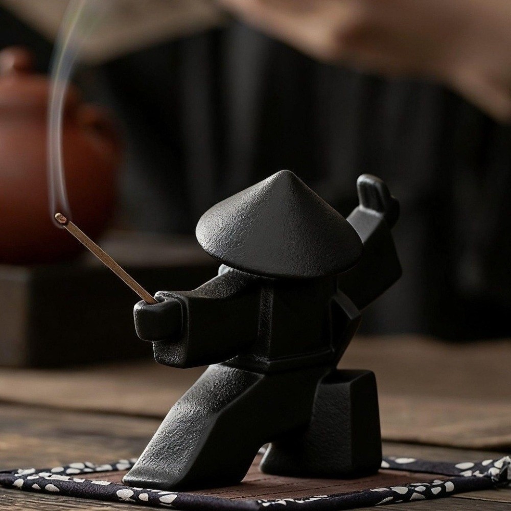 2 Buah Tempat Dupa Samurai Cet - Incense Stick Holder ulasan dan harga