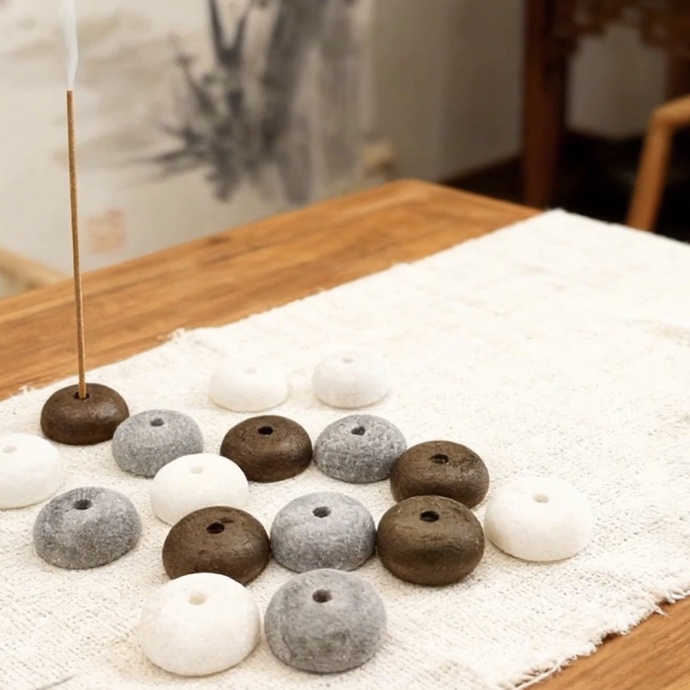 2 Buah Tempat Dupa Batu Alam,  - Home Decor Humacao ulasan dan harga