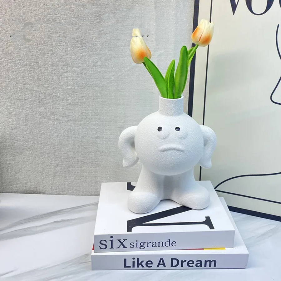 Vas bunga keramik kreatif vas  - Home Decor Emoji ulasan dan harga